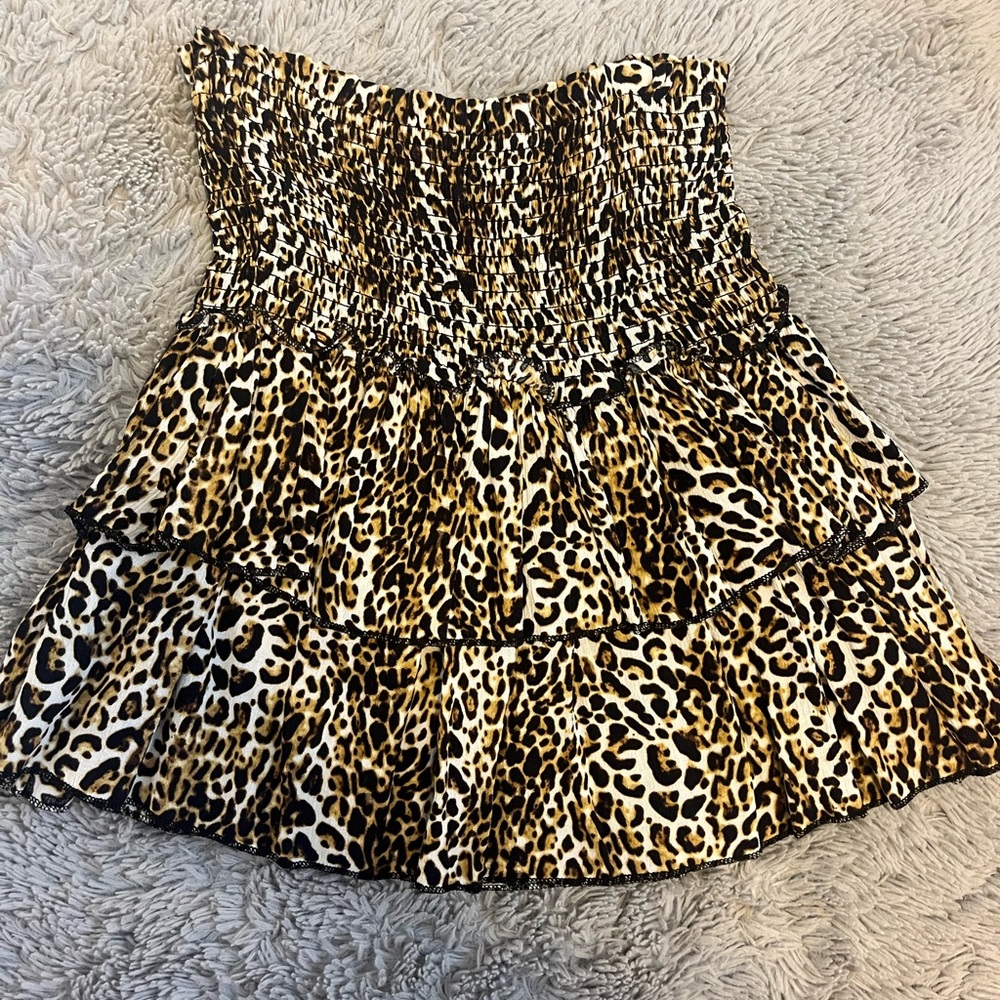 Leopard Print Skirt